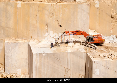 Marble quarry, Orosei, Sardinia, Italy Stock Photo