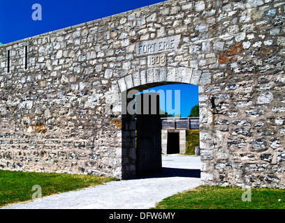 Fort Erie Front Gate Fort Erie Ontario Canada Stock Photo