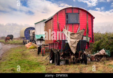 Gypsy Vardo Stock Photo