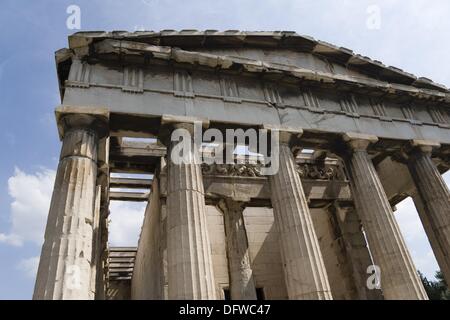 Frieze of The Temple of Hephaestus, best-preserved ancient Greek temple ...