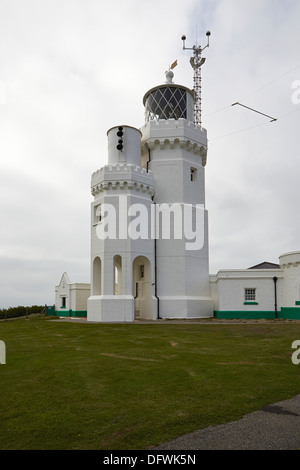 Isle of Wight St Catherines Point lighthouse Stock Photo