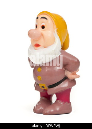 'Sneezy' toy figure based on the 1937 film 'Snow White and the Seven Dwarfs' by Walt Disney Stock Photo