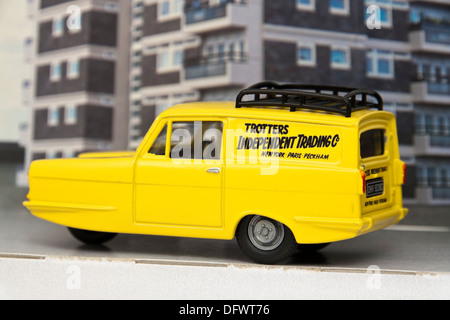 Reliant Regal Supervan III used in the popular 1980's British TV comedy 'Only Fools and Horses' Stock Photo