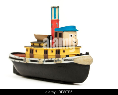 Ertl '10 Cents' diecast tug boat model from the 1988 British children's TV-series 'TUGS' Stock Photo