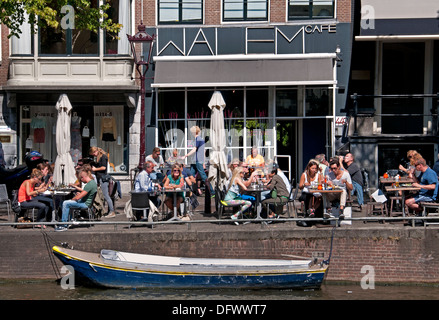 Café Restaurant Walem Keizersgracht  Amsterdam Netherlands Stock Photo