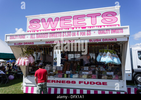 Border Union Show, Kelso, Scotland, annual event July - sweet stall Stock Photo