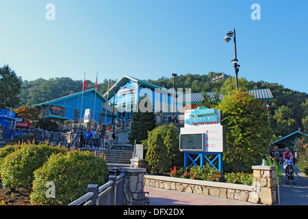 Ripleys Aquarium of the Smokies in downtown Gatlinburg, Tennessee Stock Photo