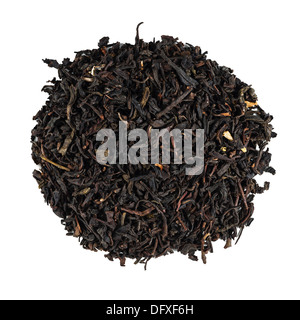 Loose Earl Grey Tea on a white background Stock Photo
