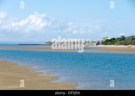 Coastline and beach at Hervey Bay , Queensland, Australia Stock Photo