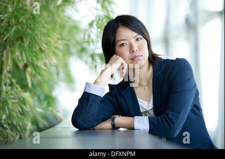 Photo Call with Saki Kumagai 15th April 2013 in Frankfurt. Photo: Jan Haas Stock Photo