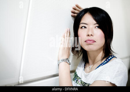 Photo Call with Saki Kumagai 15th April 2013 in Frankfurt. Photo: Jan Haas Stock Photo