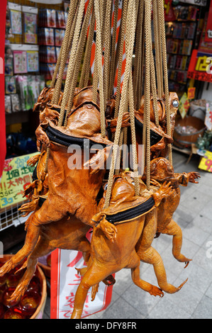 Naha Japan purses wallets made with real frogs sold as