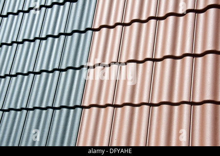 Roof tiles background Stock Photo