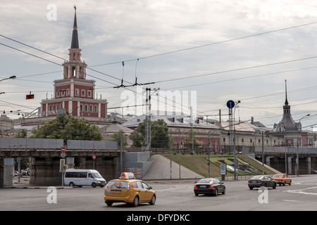 Komsomolskaya metro station, Moscow, Russia Stock Photo