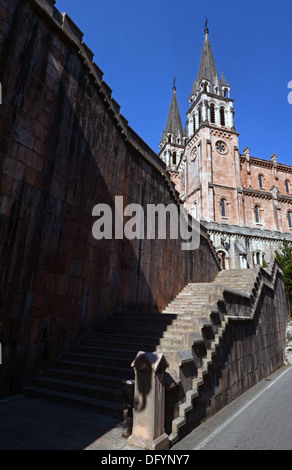 Basilica of Our Lady of Covadonga, Asturias Stock Photo