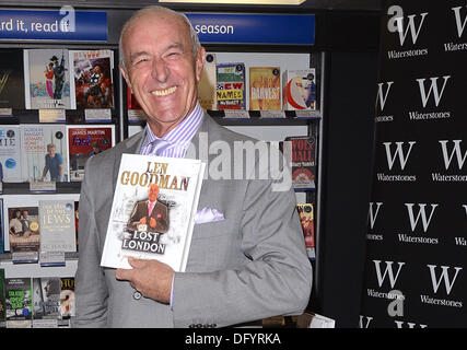 Bluewater, Kent, UK. 10th Oct, 2013. Strictly Come Dancing judge, Len Goodman signs copies of his new book, 'Lost London: A Personal Journey' at Waterstones Bluewater West, Greenhithe, Kent - 10th October 2013 Credit:  KEITH MAYHEW/Alamy Live News Stock Photo