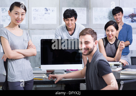 Portrait of office workers Stock Photo