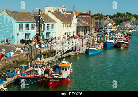 Old Harbour South, Weymouth, Dorset, England Stock Photo