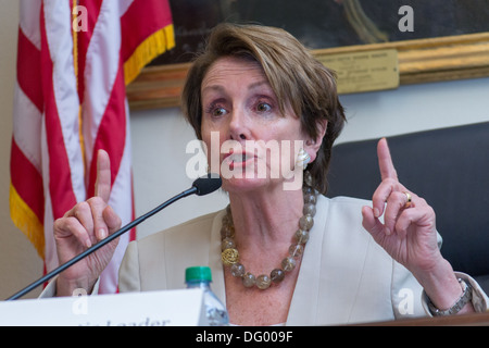 Rep. Nancy Pelosi (D-CA) House Minority Leader (Photo by Ann Little) Stock Photo
