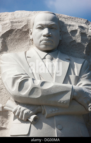 The MLK Martin Luther King, Jr Memorial monument statue in West Potomac Park on the National Mall in Washington, D.C Stock Photo