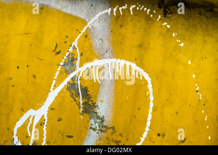 Thailand, Bangkok, splattered paint background Stock Photo