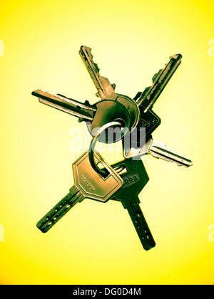 Group of keys Stock Photo