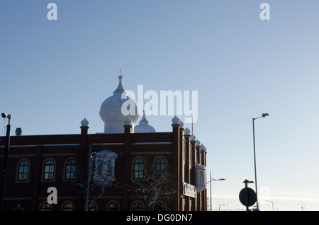 Guru Nanak Gurdwara Sikh temple in Wednesfield, near Wolverhampton, England, UK Stock Photo