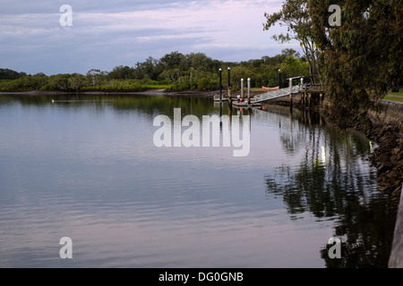 At Deepwater Bend, Tinchi Tamba Wetlands, Brisbane, Queensland, Australia Stock Photo