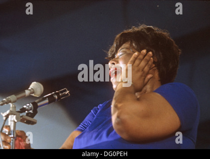ELLA FITZGERALD  (1917-1996) American jazz singer about 1968 Stock Photo