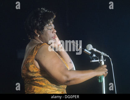 ELLA FITZGERALD  (1917-1996) American jazz singer about 1968 Stock Photo
