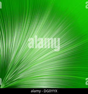 green abstract background, wavy lines Stock Photo