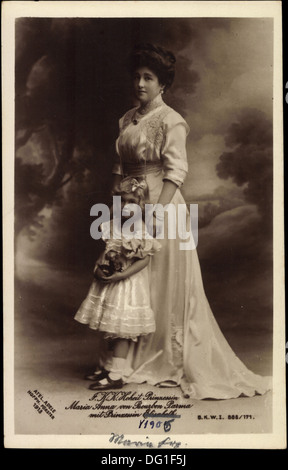 Ak I.K.H. Prinzessin Maria Anna von Bourbon Parma, Prinzessin Elisabeth; Stock Photo