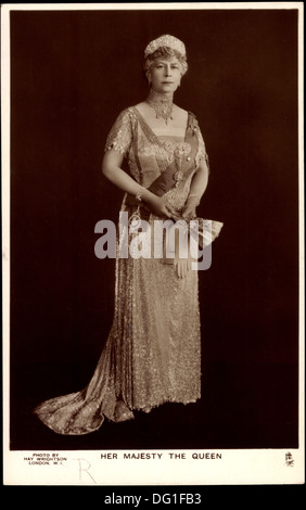 Ak Her Majesty The Queen, Queen Mary, Königin Maria von Teck; Stock Photo