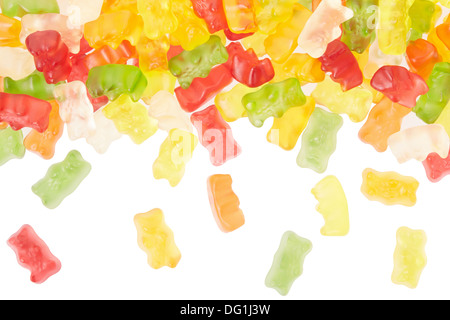 Gummy bears candies frame border Stock Photo: 61501776 - Alamy