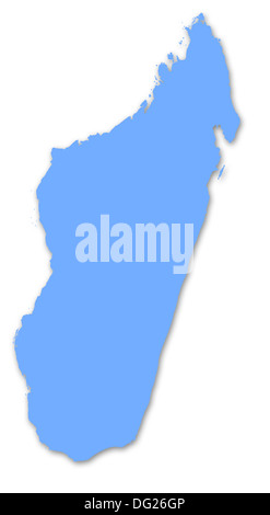 map of madagascar Stock Photo - Alamy