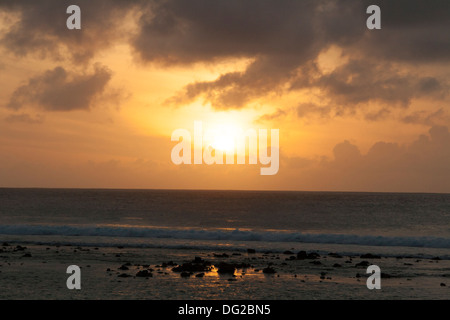 Sunrise Meeru Island Resort Maldvies Stock Photo