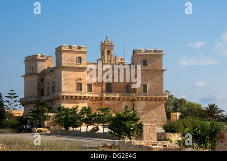 Selmun Palace  Mellieha Malta Stock Photo