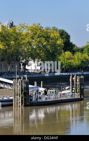 Putney Pier and thames river front, London, United Kingdom Stock Photo