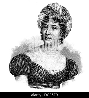 Baroness Anne Louise Germaine de Stael-Holstein also known as Madame de Stael, 1766 - 1817, a French writer Stock Photo