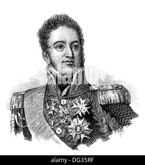 Louis Gabriel Suchet, 1st Duc d'Albufera, 1770 - 1826, a Marshal of France Stock Photo