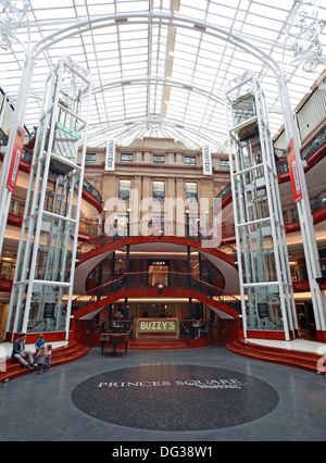 Buzzys Princes Square Shopping Centre Interior Glasgow City Centre Strathclyde Scotland UK Stock Photo