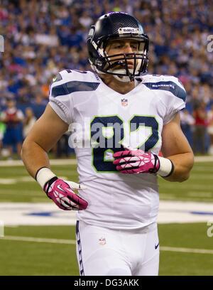 Seattle Seahawks Tight end Jimmy Graham #88 celebrates with tightened Luke  Willson after catching a 35-yard touchdown pass from Russell Wilson against  the Philadelphia in the second quarter.at CenturyLink Field in Seattle