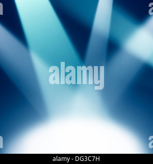Blue Rays of Light, Abstract Stock Photo