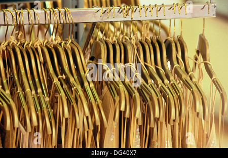 coloured clothes hangers