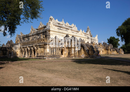 Mahar Aung Mye Bon San Monastery built in 1822, Inwa, near Mandalay, Myanmar (Burma), Asia Stock Photo