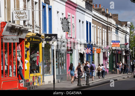 Trendy shops, Pembridge Road, Notting Hill, London, England, United Kingdom, Europe Stock Photo