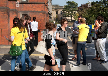 Newcastle University's Open Day for prospective students, Newcastle upon Tyne, England, UK Stock Photo