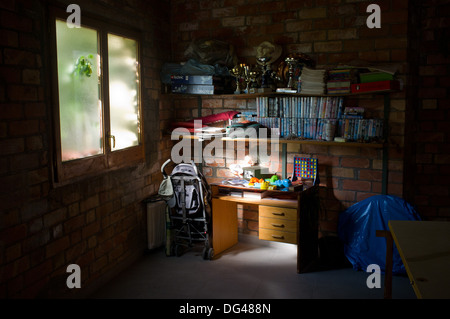 storage room of a house. Stock Photo
