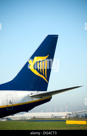 Ryanair Jet Plane Tail fin Logo Harp Irish Stock Photo: 61563483 - Alamy