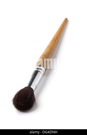 Big brush for paint craft isolated on the white background Stock Photo -  Alamy